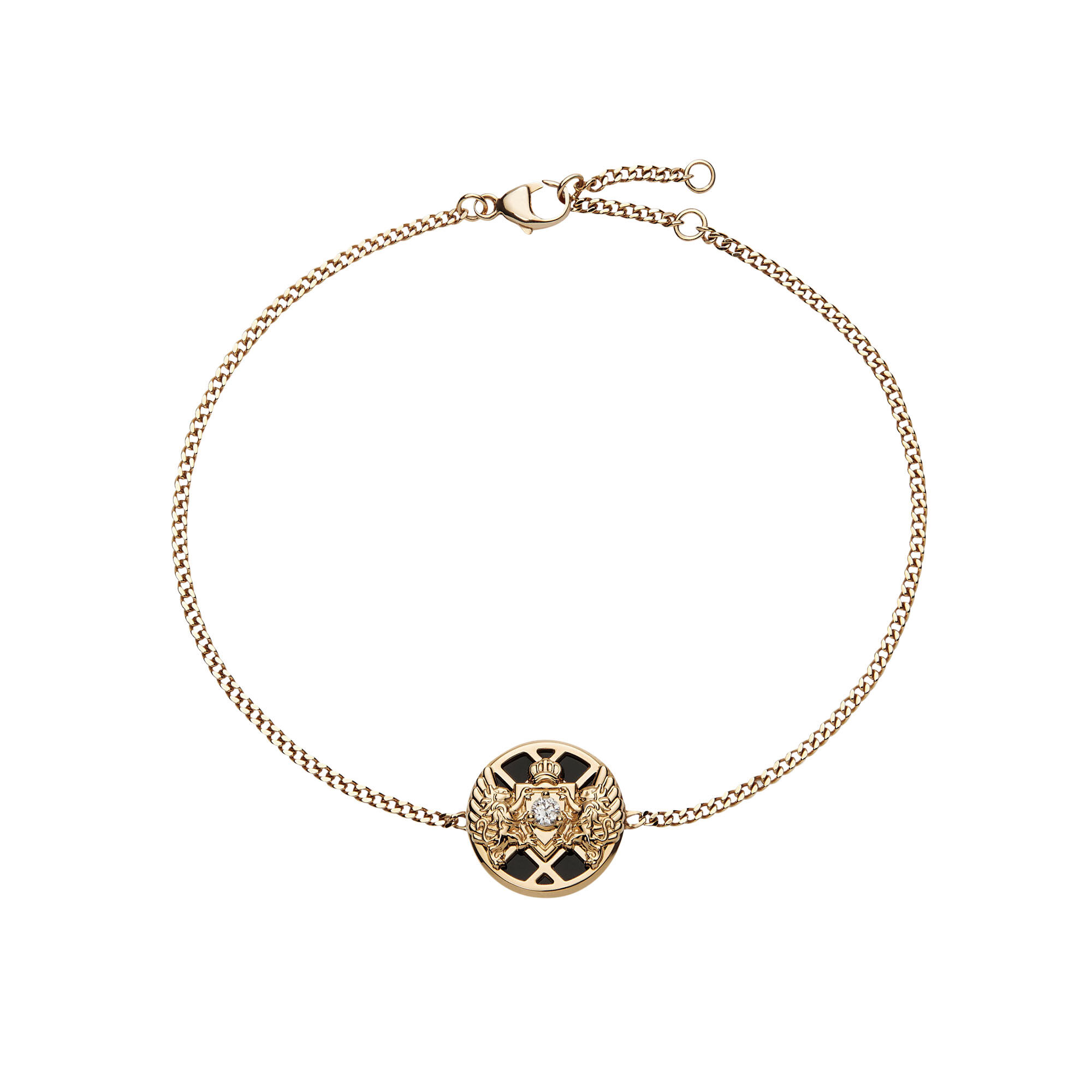 White gold onyx bracelet on sale